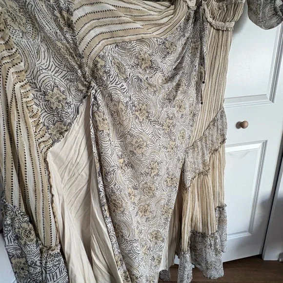 Free People Floral Long Sleeve Maxi Dress - Picture 2 of 3